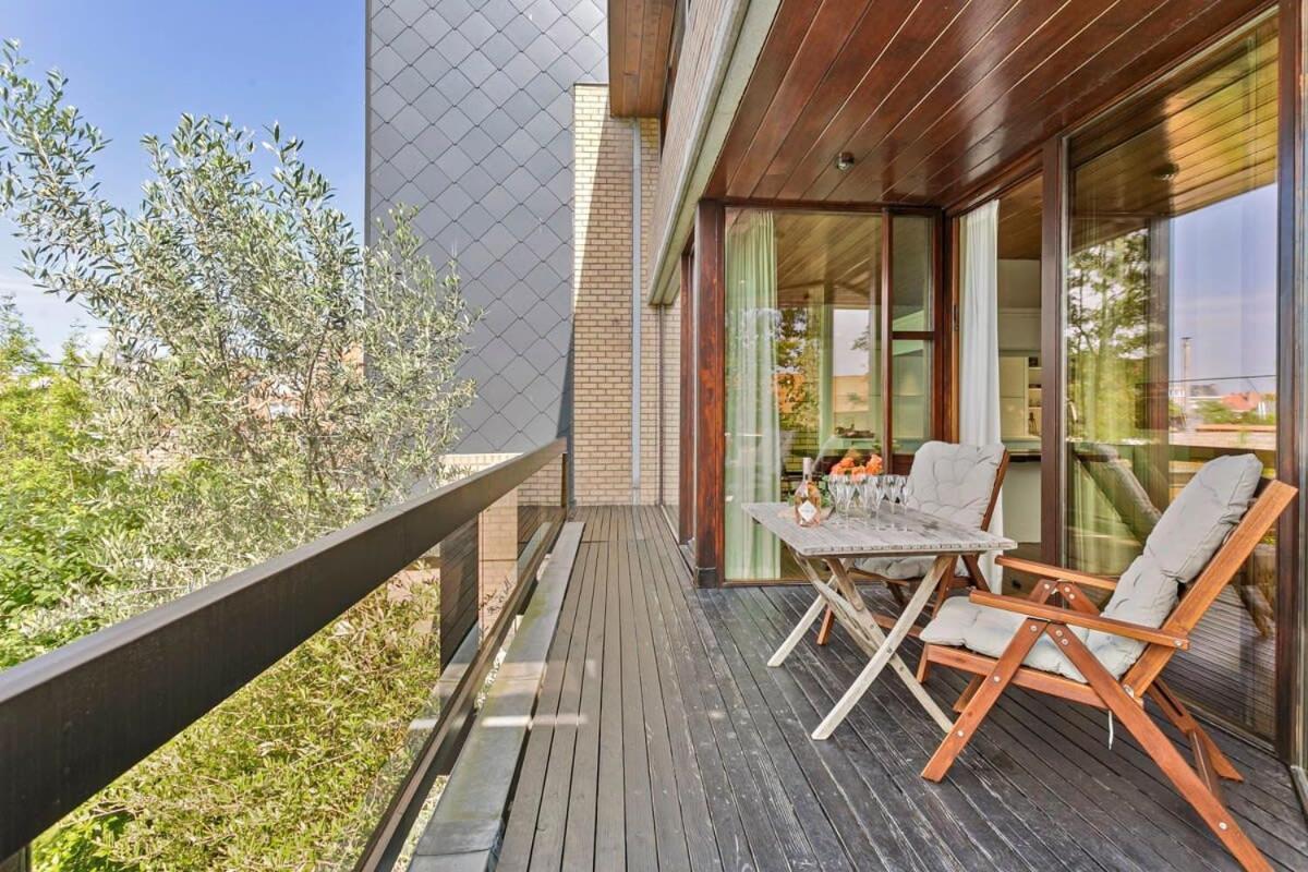 Eighties Modernist Design House With Garden Near The Beach Остенде Экстерьер фото